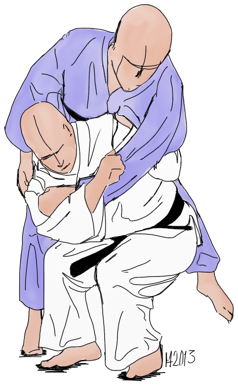 Dessin de Eri-seoi-nage par Michael Hultström