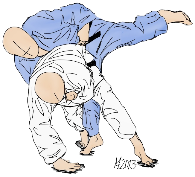 Dessin de Soto-makikomi par Michael Hultström