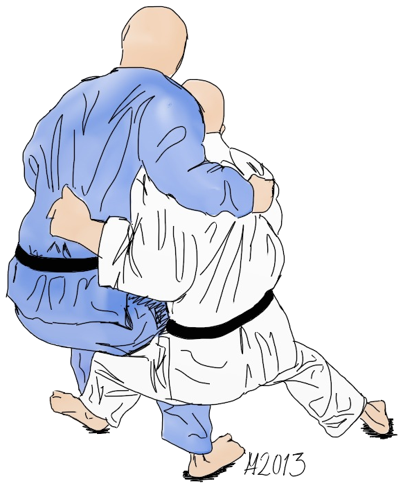 Dessin de Tani-otoshi par Michael Hultström