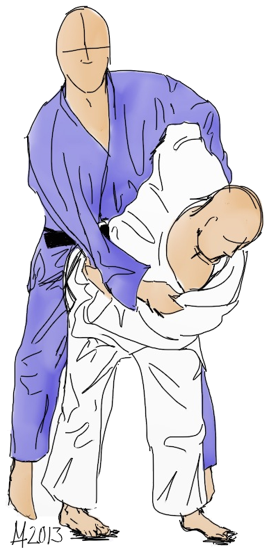 Dessin de Uki-goshi par Michael Hultström