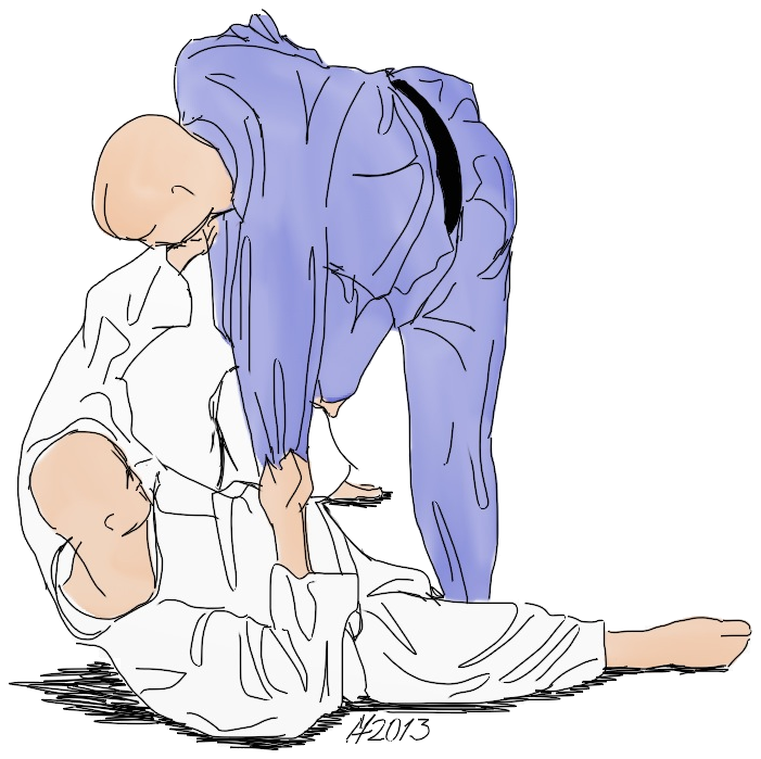 Dessin de Uki-waza par Michael Hultström